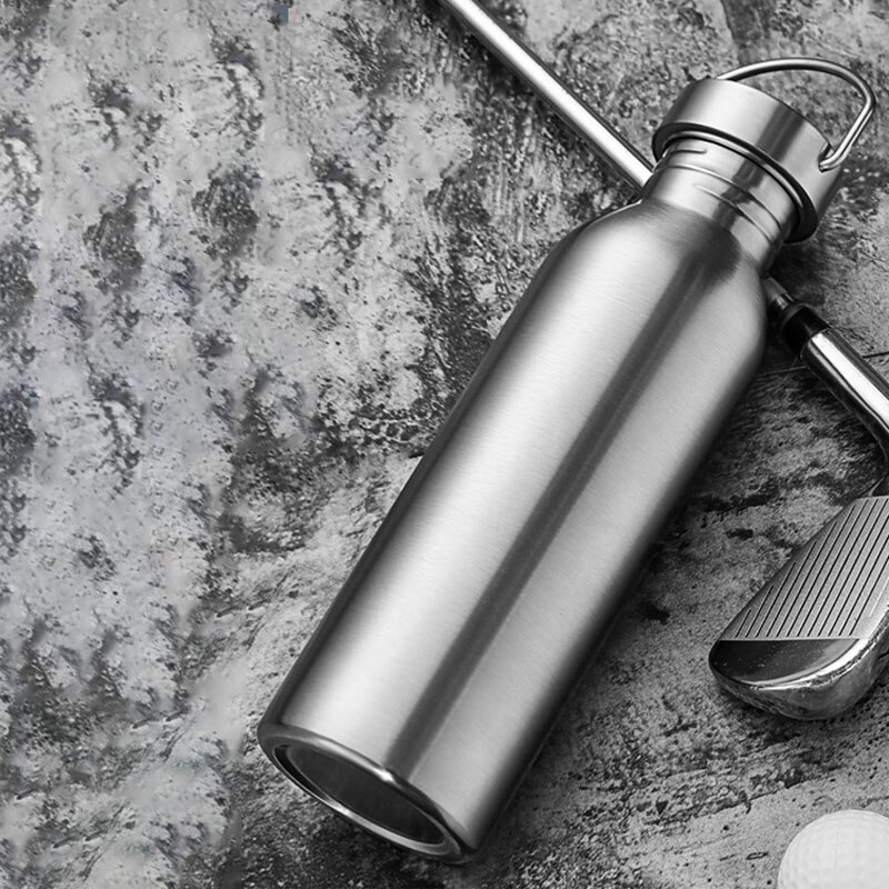 Bouteille d'eau de sport en acier inoxydable 500/750/1000ml, bouteille d'eau froide avec paille à boire, pour la gymnastique, le cyclisme et la randonnée Bouteille d'eau de sport en acier inoxydable 500/750/1000ml, bouteille d'eau froide avec paille à boire, pour la gymnastique, le cyclisme et la randonnée