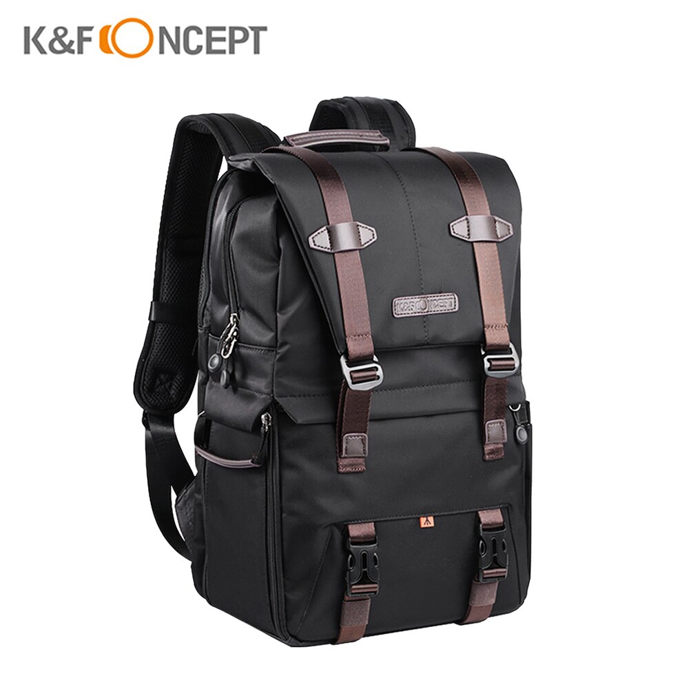 K & F Concept – sac de photographie étanche, sac à dos professionnel grande capacité pour appareils photo DSLR 15,6 pouces ordinateur portable trépied objectifs