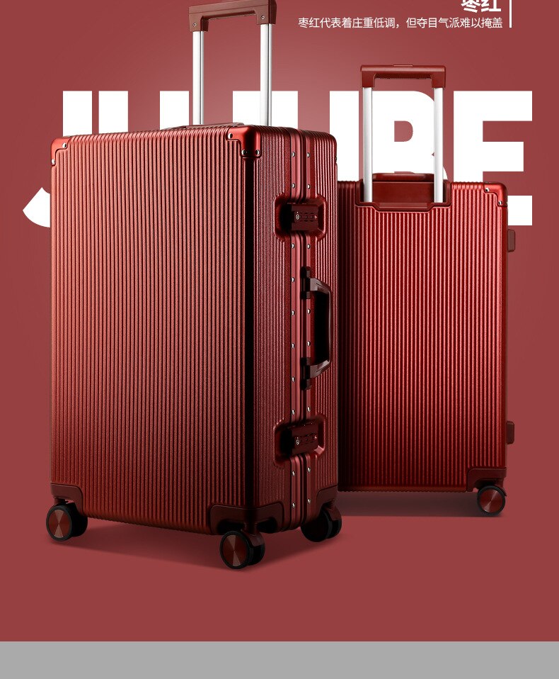 BOPAI – valise à roulettes pour hommes et femmes, valise à roulettes, à la mode, bagage à main de voyage, cabine de grande capacité