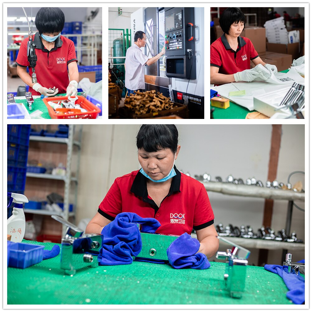 Robinet mitigeur extractible pour évier de cuisine, noir, tête de pulvérisation en nickel brossé, Chrome