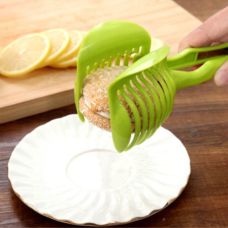 Coupe-citron et tomate en acier inoxydable, coupe-fruits et légumes avec pince, broyeur, porte-oignon multifonction, accessoires de cuisine