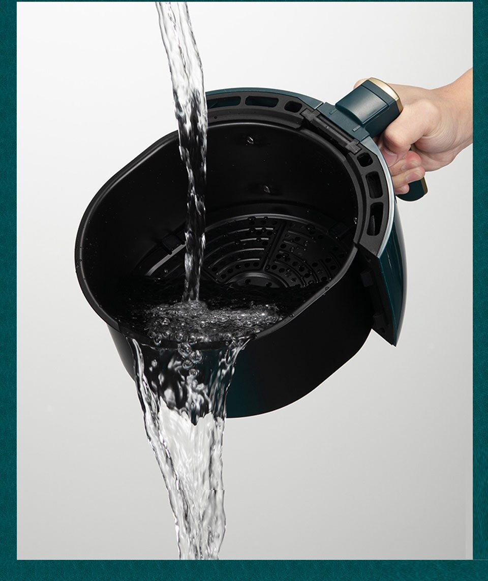 Bear – friteuse à Air électrique sans huile, 3L, 1350W, 360, intelligente, avec cuisinière à Circulation d'air chaud, Version internationale Bear – friteuse à Air électrique sans huile, 3L, 1350W, 360, intelligente, avec cuisinière à Circulation d'air chaud, Version internationale