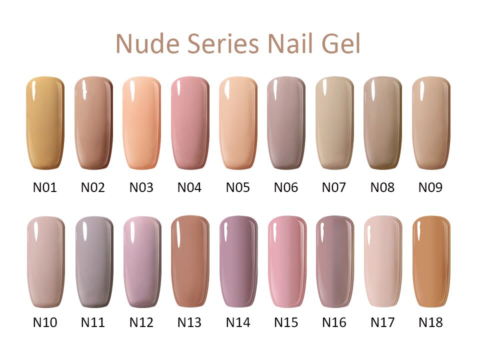 Clou Beaute couleurs nues