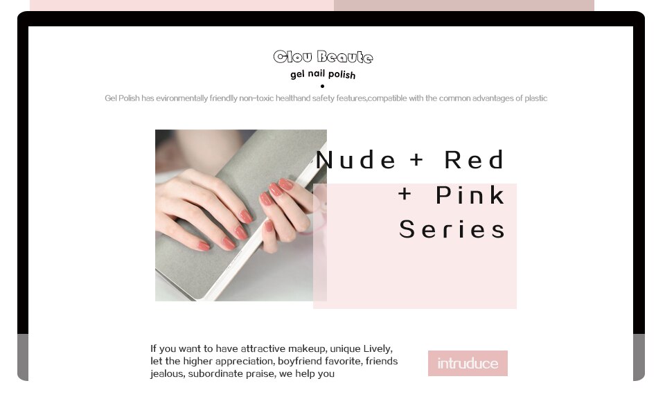 Clou Beaute couleurs nues