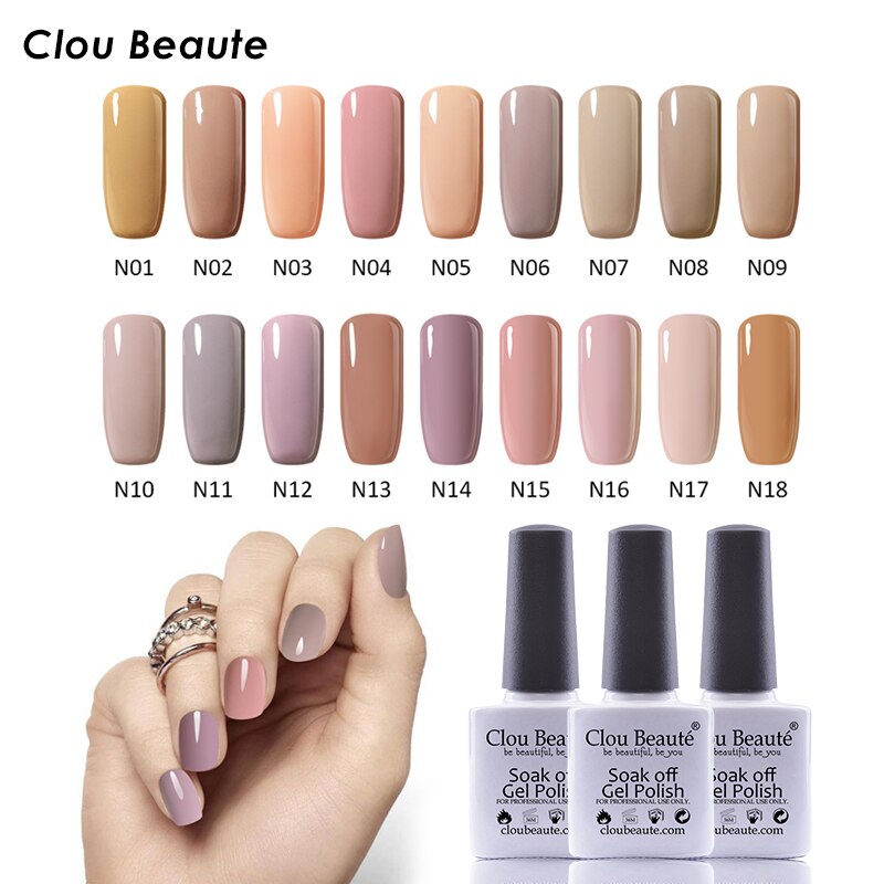 Clou Beaute couleurs nues
