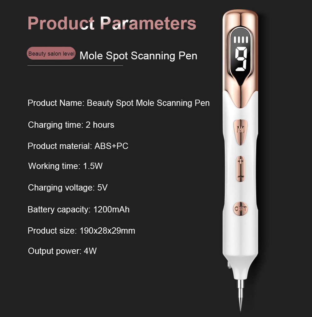 Stylo Laser Plasma pour enlever les étiquettes de peau Stylo Laser Plasma pour enlever les étiquettes de peau