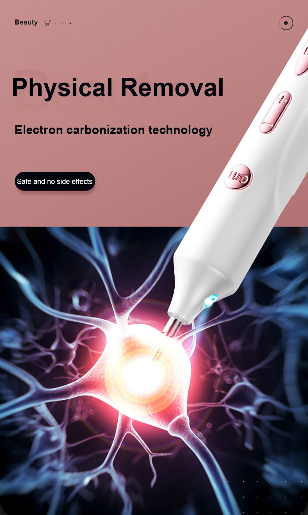 Stylo Laser Plasma pour enlever les étiquettes de peau Stylo Laser Plasma pour enlever les étiquettes de peau