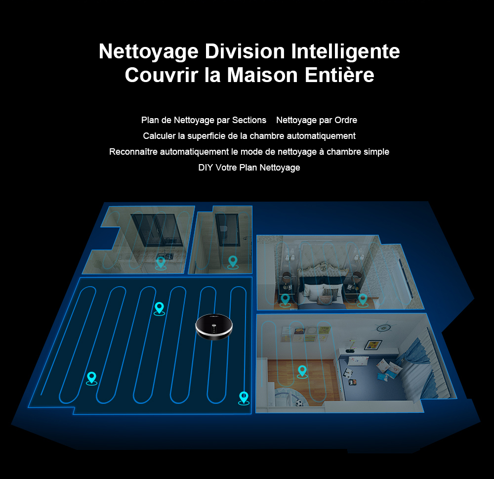 (Code Promo: AEHH15) Aspirateur robot LIECTROUX C30B,Navigation sur carte IA,partition intelligente,avec mémoire,appWiFi,aspiration 6KPa,nettoyage humide intelligent,désinfection,fonctionne avec Alexa (Code Promo: AEHH15) Aspirateur robot LIECTROUX C30B,Navigation sur carte IA,partition intelligente,avec mémoire,appWiFi,aspiration 6KPa,nettoyage humide intelligent,désinfection,fonctionne avec Alexa