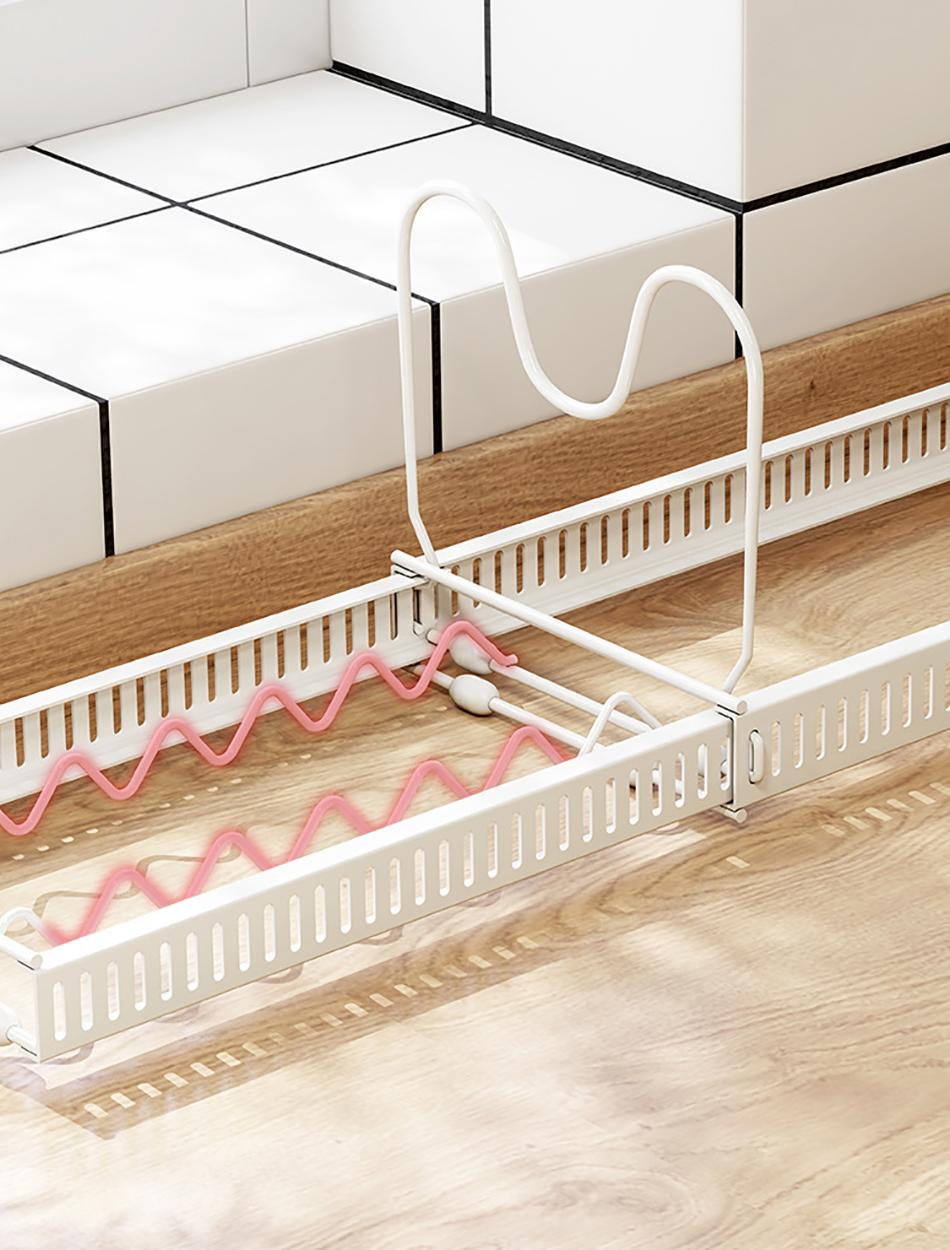 Organisateur de casseroles extensible, organisateur d'armoire de casseroles et poêles avec 4/7 compartiments réglables, organisateur d'armoire de cuisine