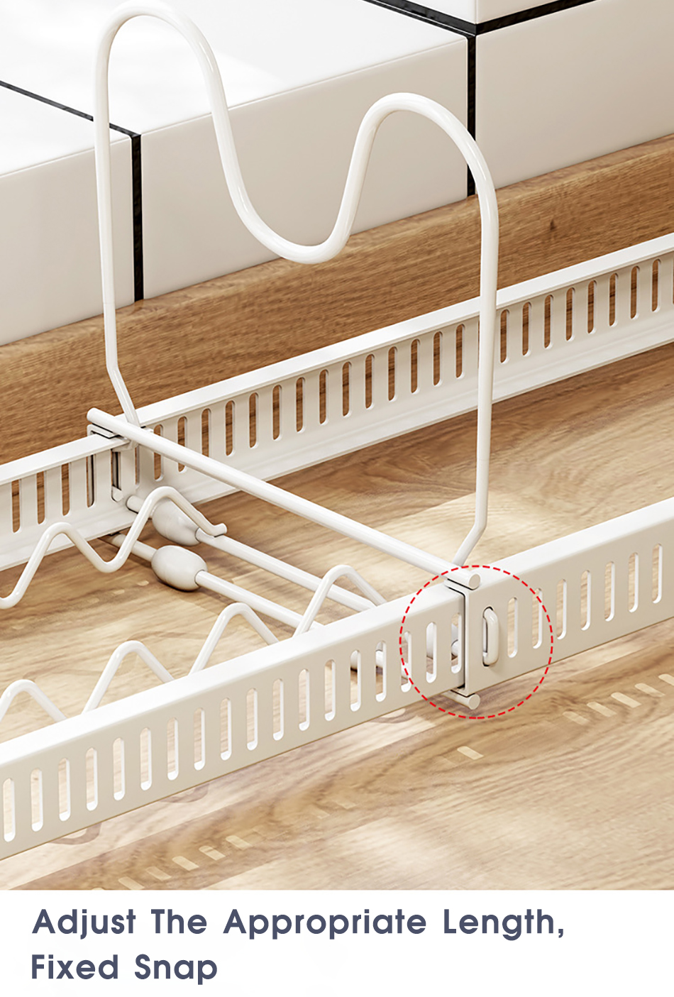 Organisateur de casseroles extensible, organisateur d'armoire de casseroles et poêles avec 4/7 compartiments réglables, organisateur d'armoire de cuisine