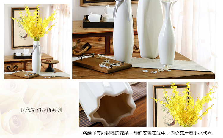 Grand Vase minimaliste en céramique, Design d'intérieur décoratif, Pots de fleurs pour plantes, ornements pour la maison