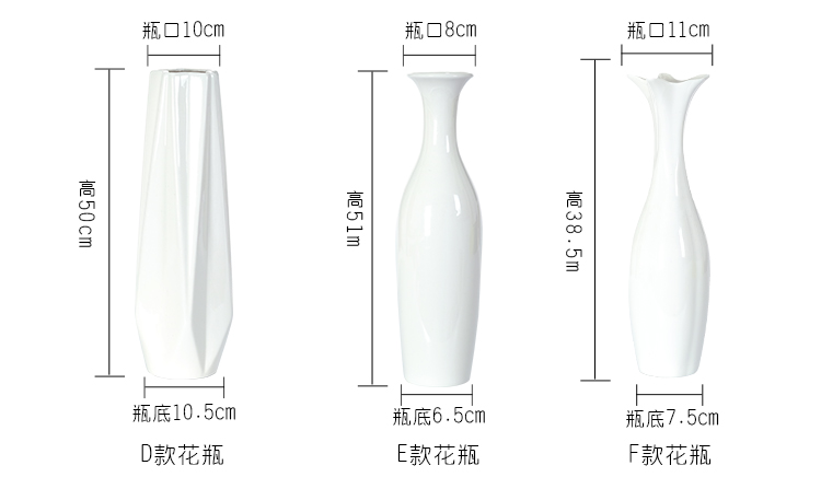 Grand Vase minimaliste en céramique, Design d'intérieur décoratif, Pots de fleurs pour plantes, ornements pour la maison