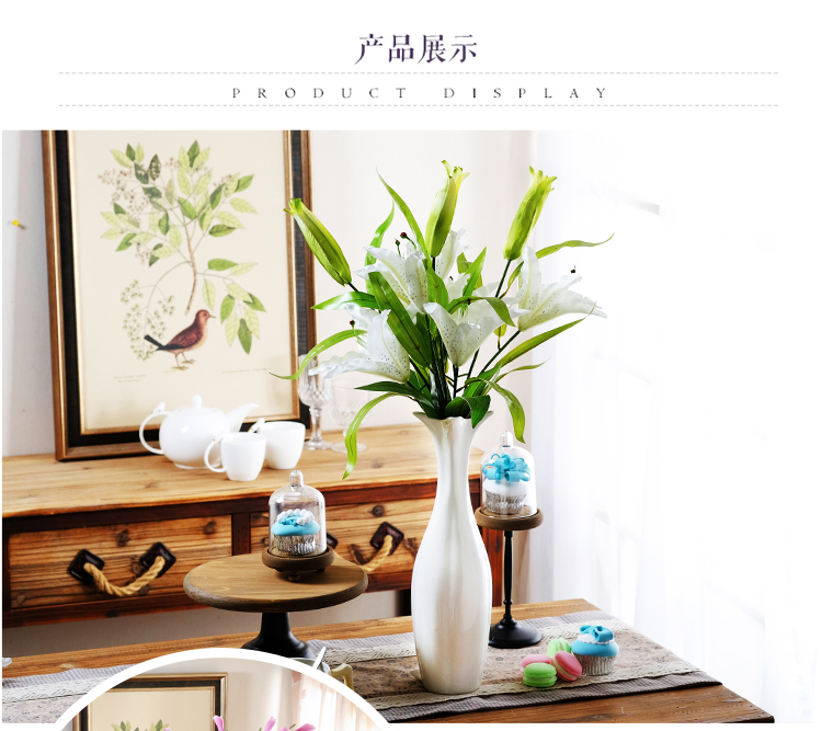 Grand Vase minimaliste en céramique, Design d'intérieur décoratif, Pots de fleurs pour plantes, ornements pour la maison