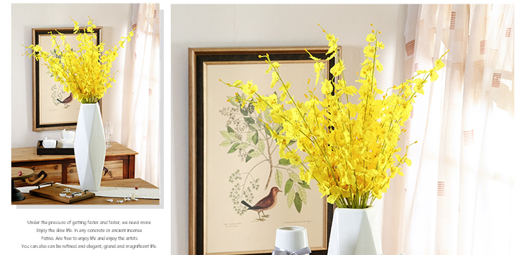 Grand Vase minimaliste en céramique, Design d'intérieur décoratif, Pots de fleurs pour plantes, ornements pour la maison