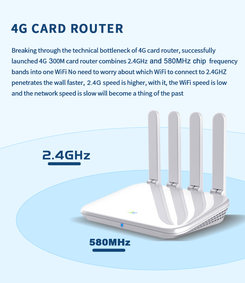 Wiflyer – routeur WiFi 4G WE2805 CAT4 300Mbps, pour la maison, carte SIM, antenne 4x5dbi, WAN LAN 300M Ethernet EC200TEUHA Modem 32 utilisateurs Wiflyer – routeur WiFi 4G WE2805 CAT4 300Mbps, pour la maison, carte SIM, antenne 4x5dbi, WAN LAN 300M Ethernet EC200TEUHA Modem 32 utilisateurs