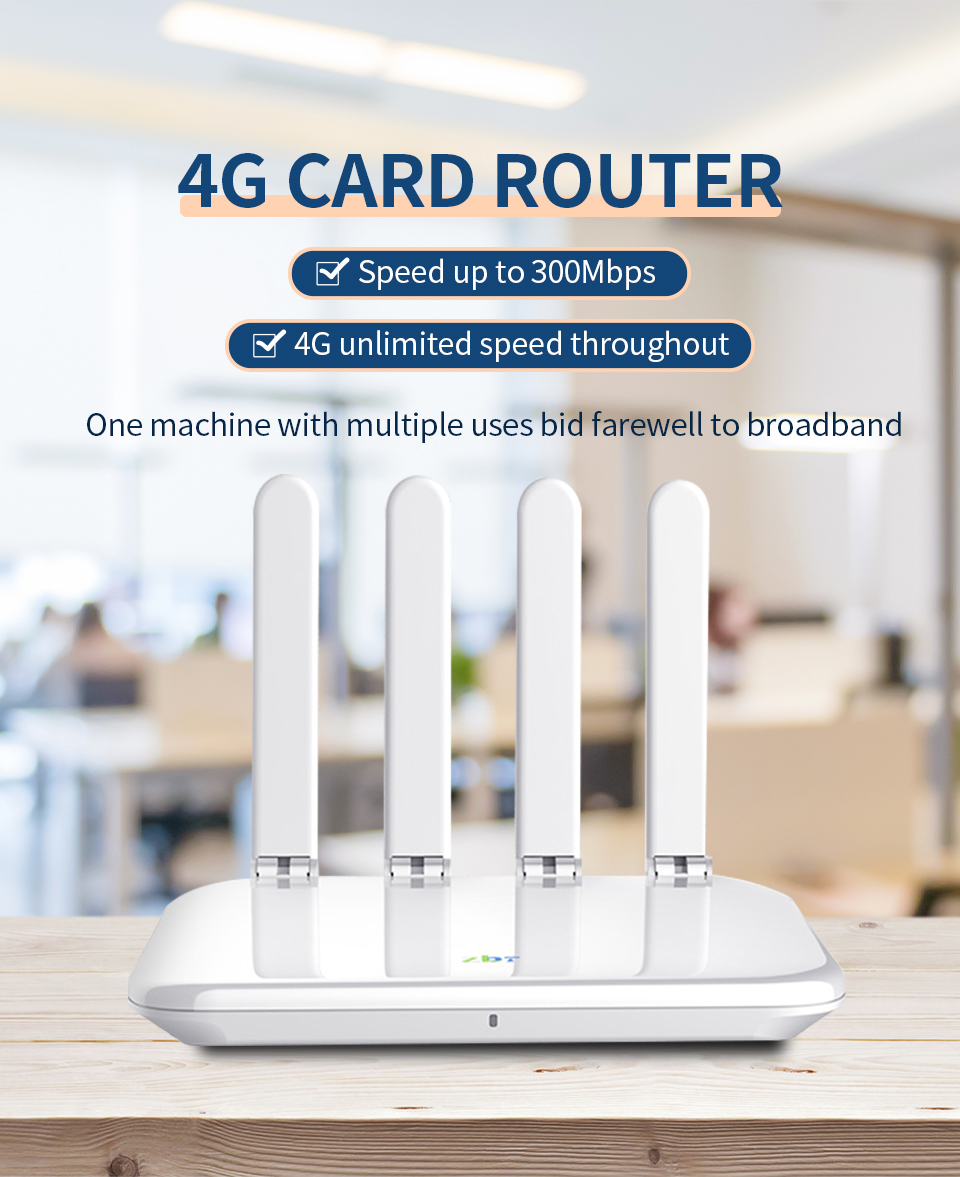 Wiflyer – routeur WiFi 4G WE2805 CAT4 300Mbps, pour la maison, carte SIM, antenne 4x5dbi, WAN LAN 300M Ethernet EC200TEUHA Modem 32 utilisateurs Wiflyer – routeur WiFi 4G WE2805 CAT4 300Mbps, pour la maison, carte SIM, antenne 4x5dbi, WAN LAN 300M Ethernet EC200TEUHA Modem 32 utilisateurs