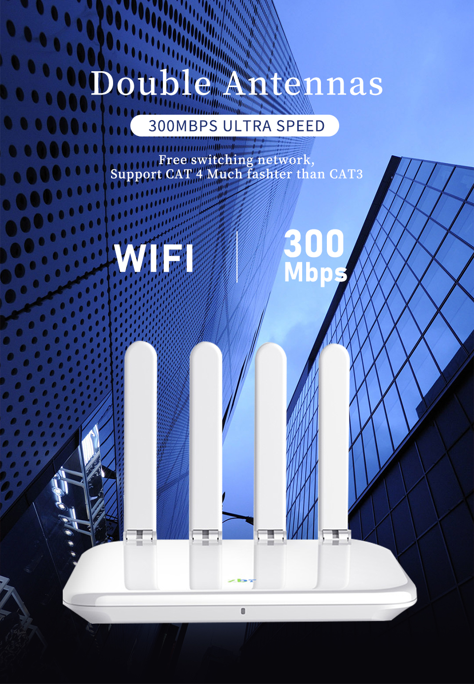 Wiflyer – routeur WiFi 4G WE2805 CAT4 300Mbps, pour la maison, carte SIM, antenne 4x5dbi, WAN LAN 300M Ethernet EC200TEUHA Modem 32 utilisateurs Wiflyer – routeur WiFi 4G WE2805 CAT4 300Mbps, pour la maison, carte SIM, antenne 4x5dbi, WAN LAN 300M Ethernet EC200TEUHA Modem 32 utilisateurs