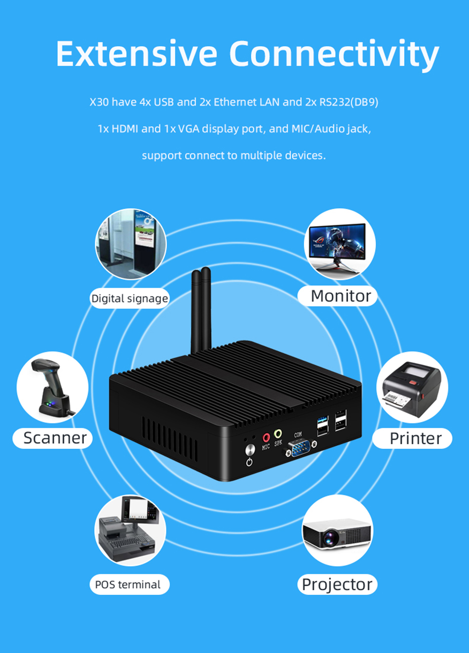 XCY – Mini PC Intel Celeron