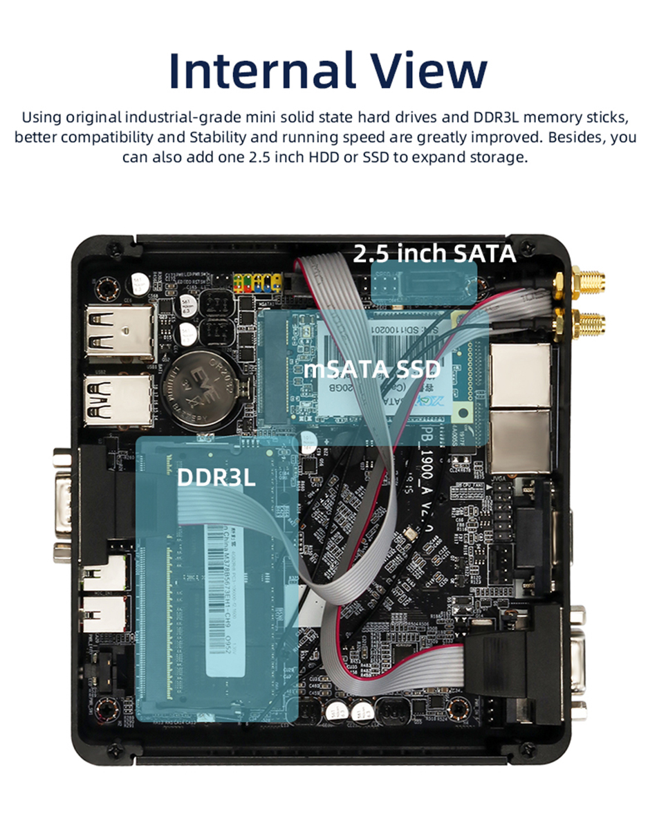 XCY – Mini PC Intel Celeron