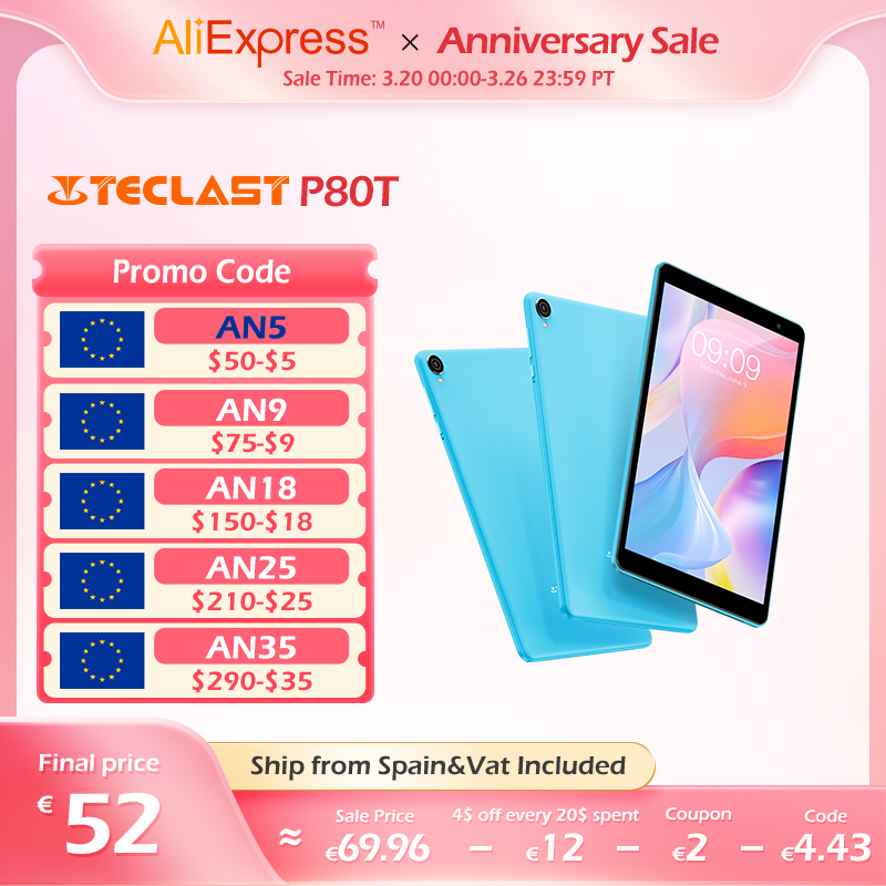 Teclast – tablette Android 12