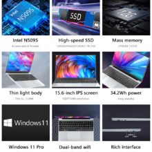 Pc portable avec écran de 15.6 pouces