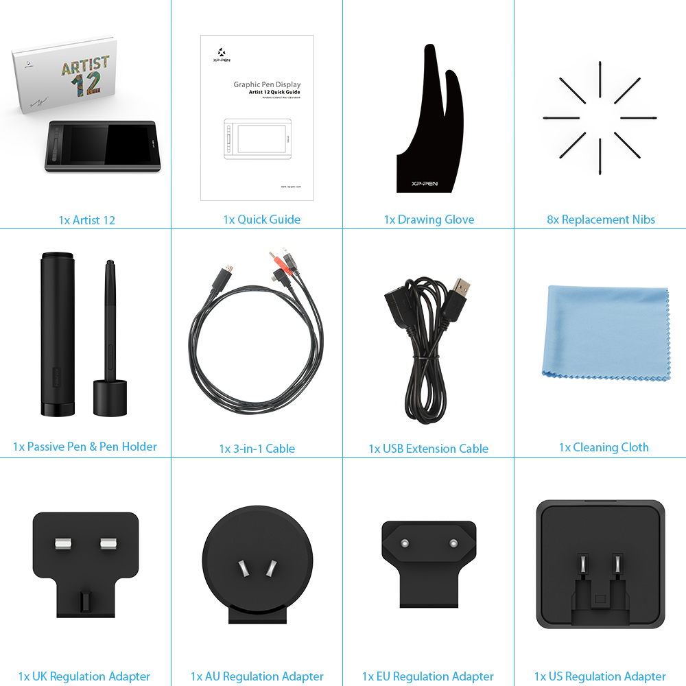 XPPen Artist 12 Moniteur XPPen Artist 12 Moniteur