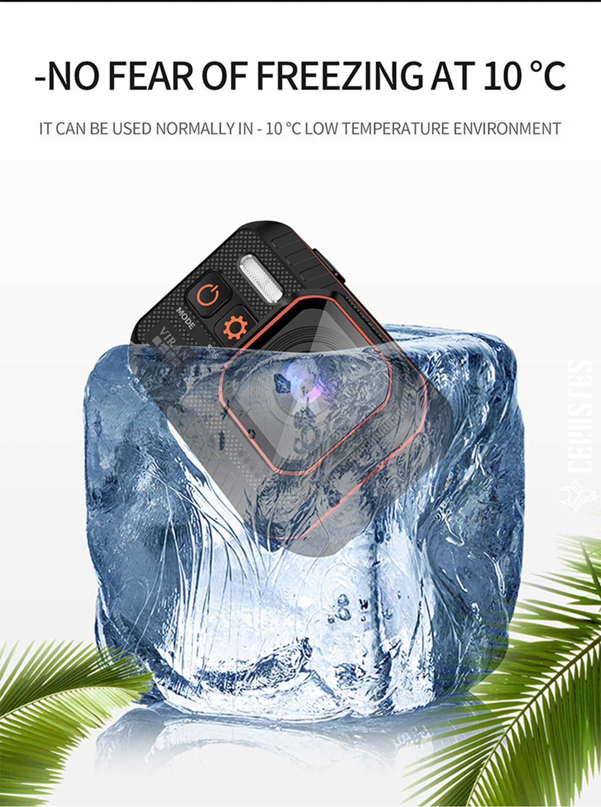 Ceraste – caméra d'action 4K60FPS