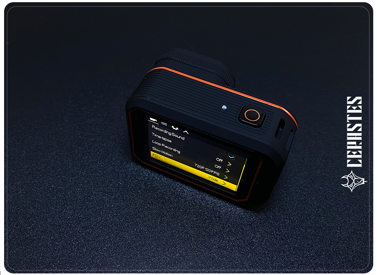 Ceraste – caméra d'action 4K60FPS