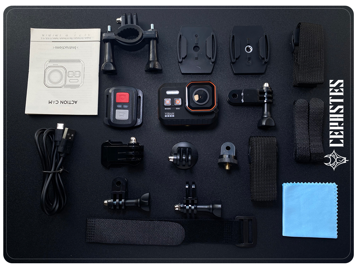 Ceraste – caméra d'action 4K60FPS