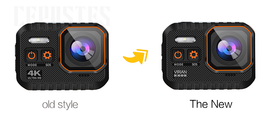 Ceraste – caméra d'action 4K60FPS