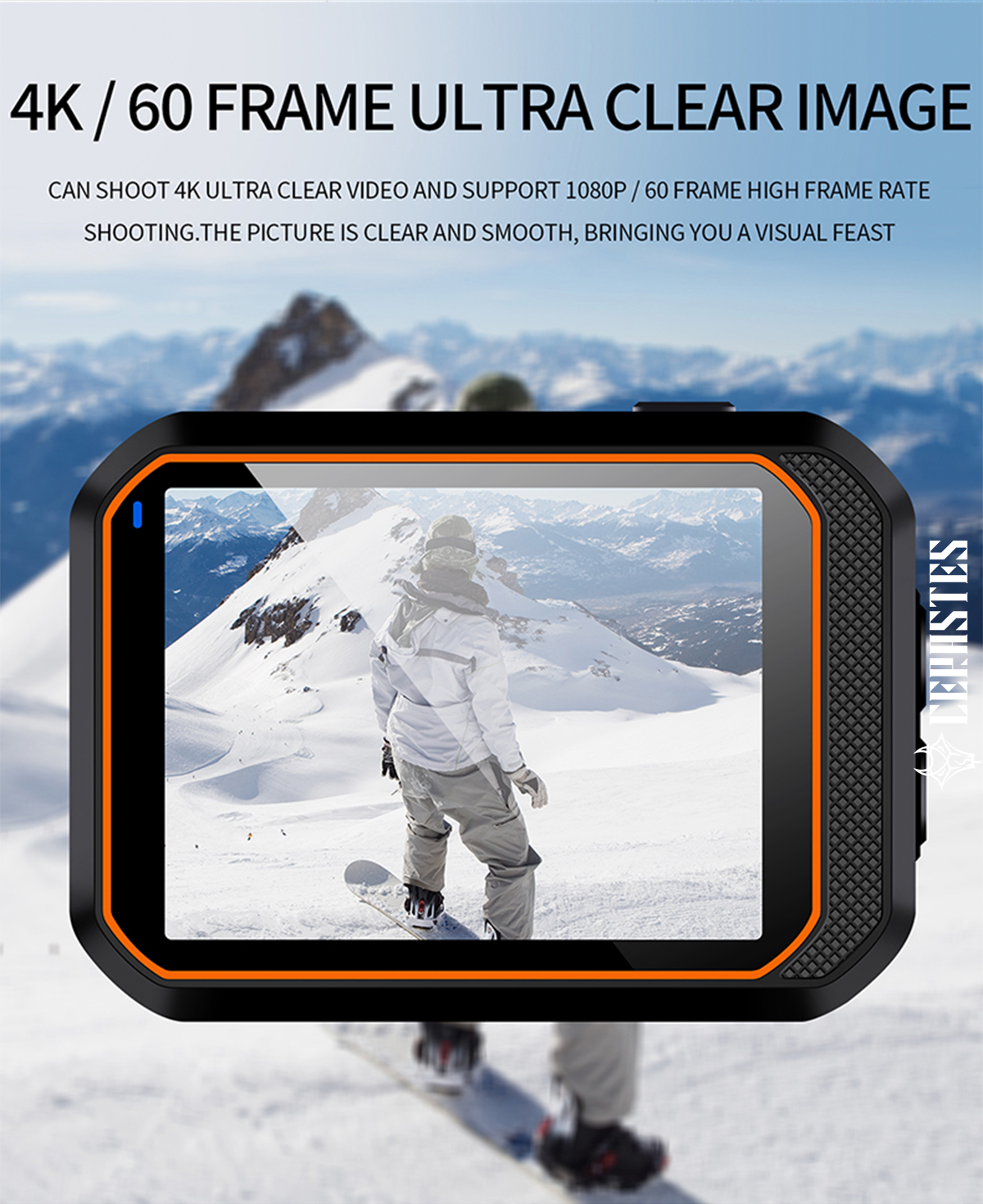 Ceraste – caméra d'action 4K60FPS