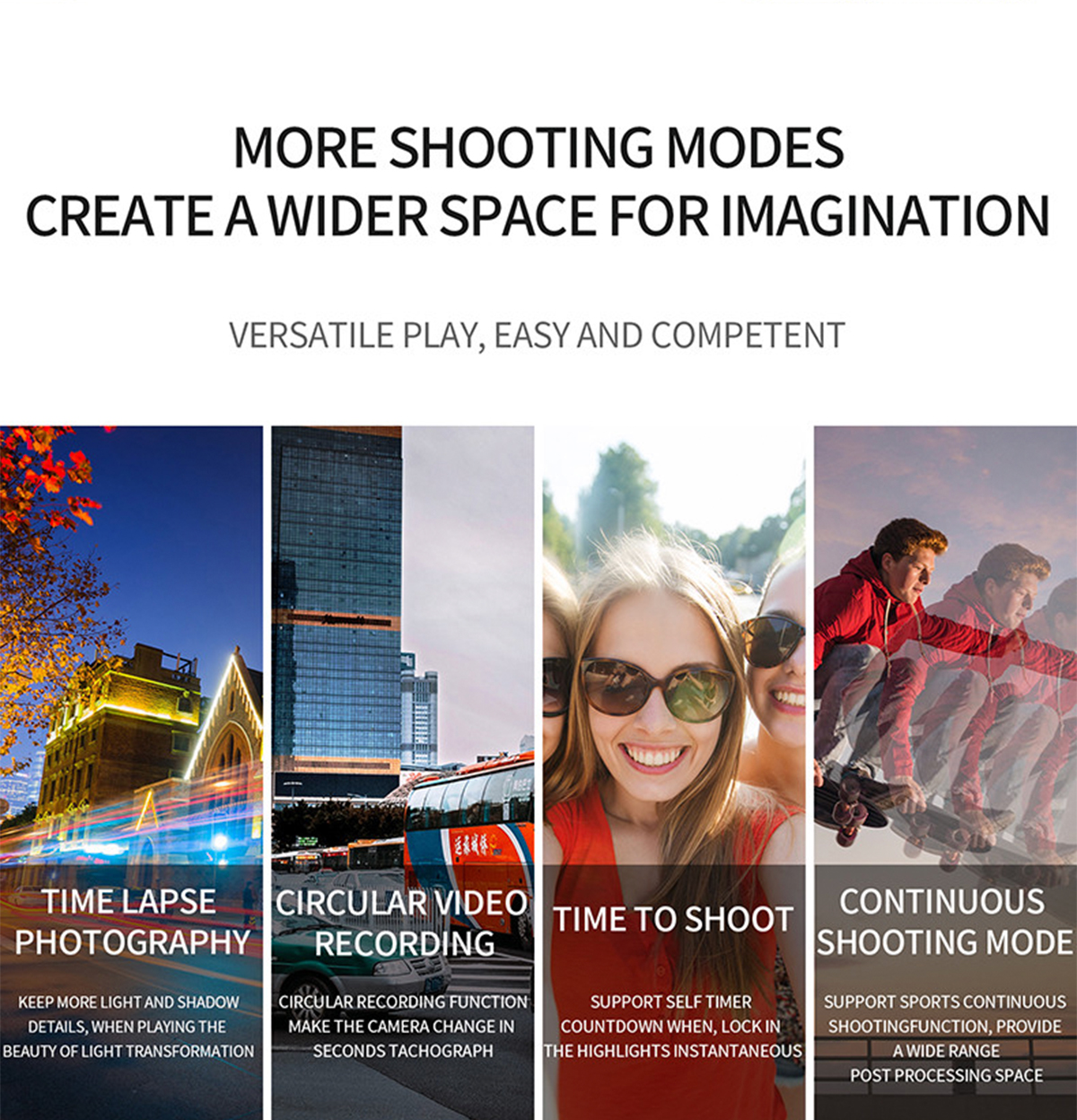 Ceraste – caméra d'action 4K60FPS