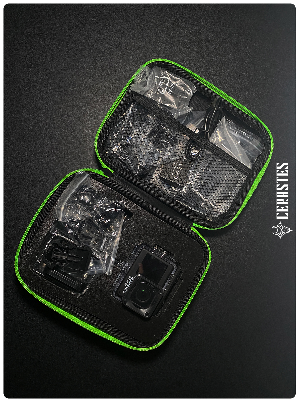 CERASTES – caméra de Sport Anti-secouement CERASTES – caméra de Sport Anti-secouement