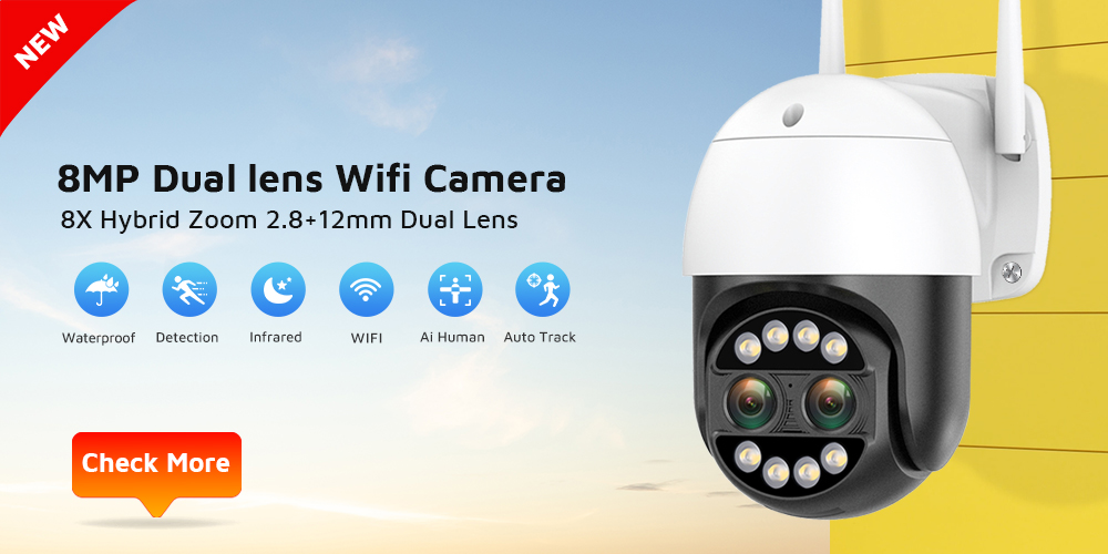1080P PTZ Wifi caméra IP