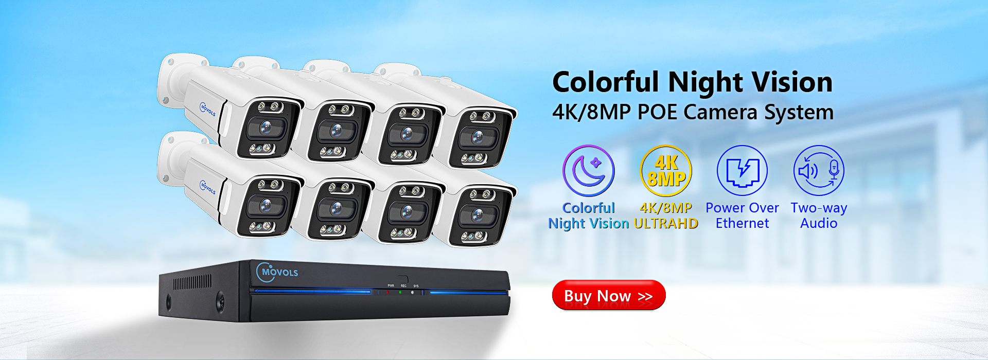 MOVOLS 8CH 5MP 8MP POE MOVOLS 8CH 5MP 8MP POE