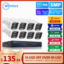 MOVOLS 8CH 5MP 8MP POE