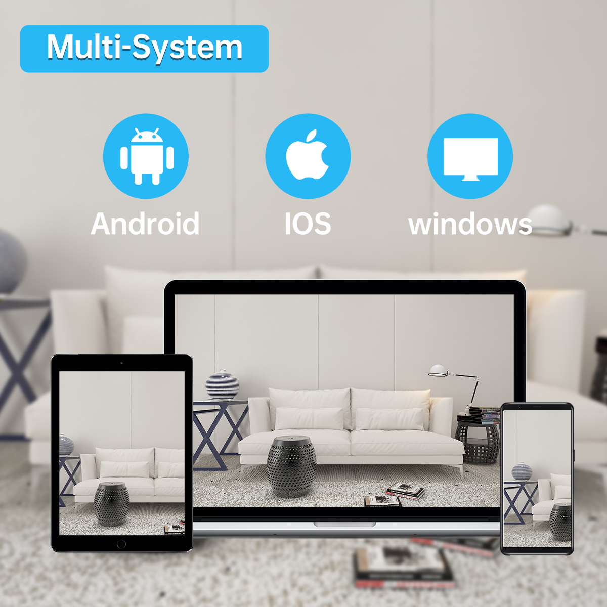 Jooan 1080P caméra IP sans fil