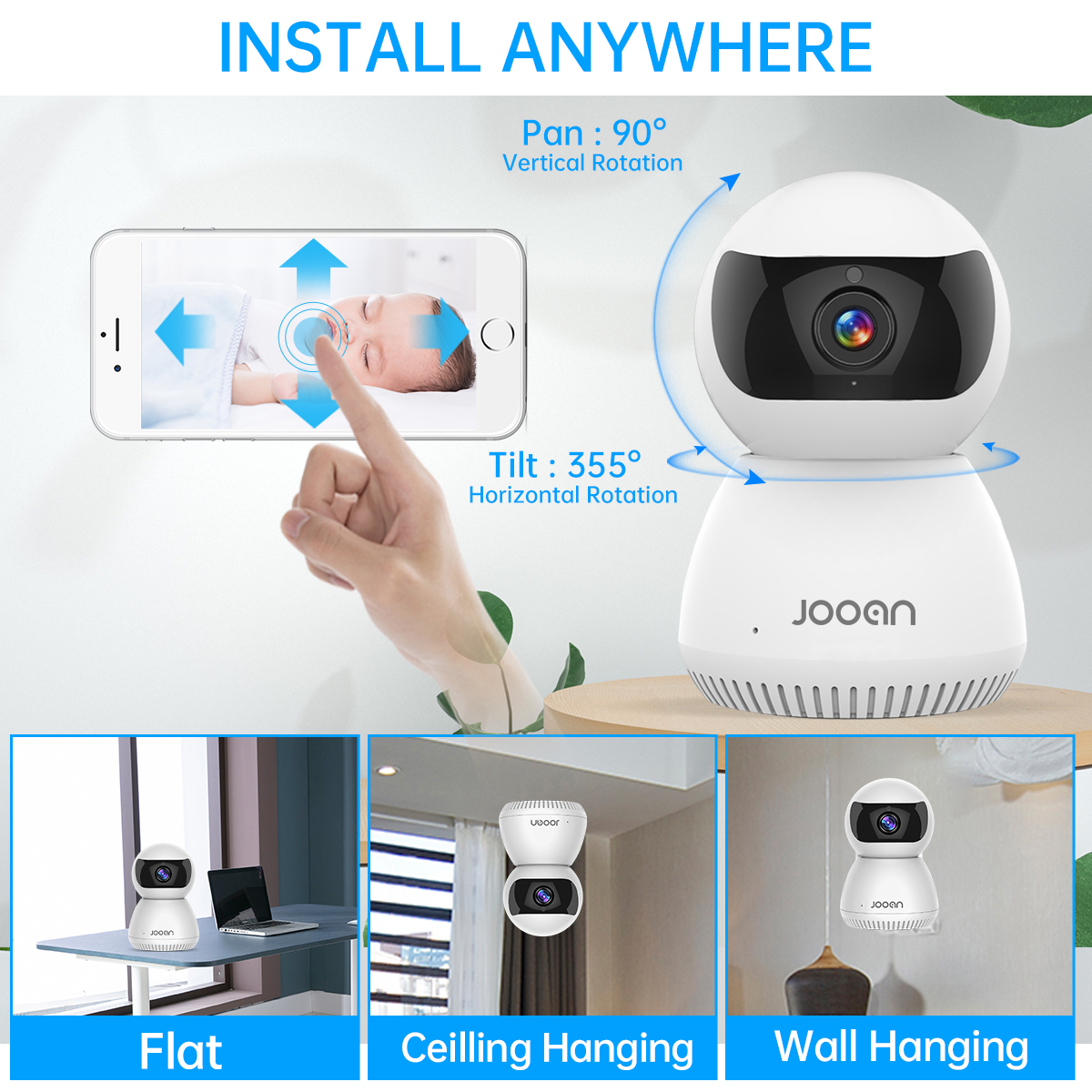 Jooan 1080P caméra IP sans fil