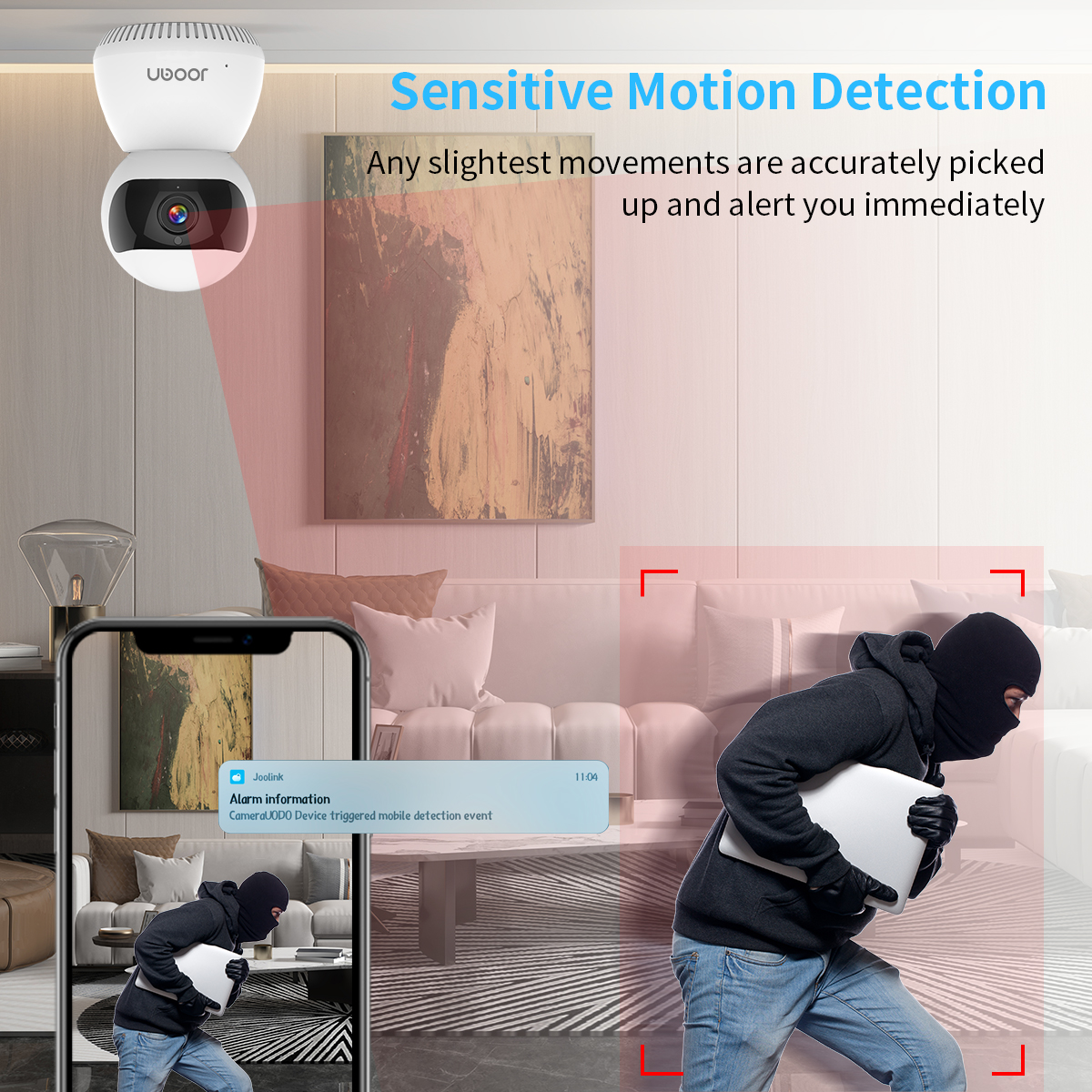 Jooan 1080P caméra IP sans fil