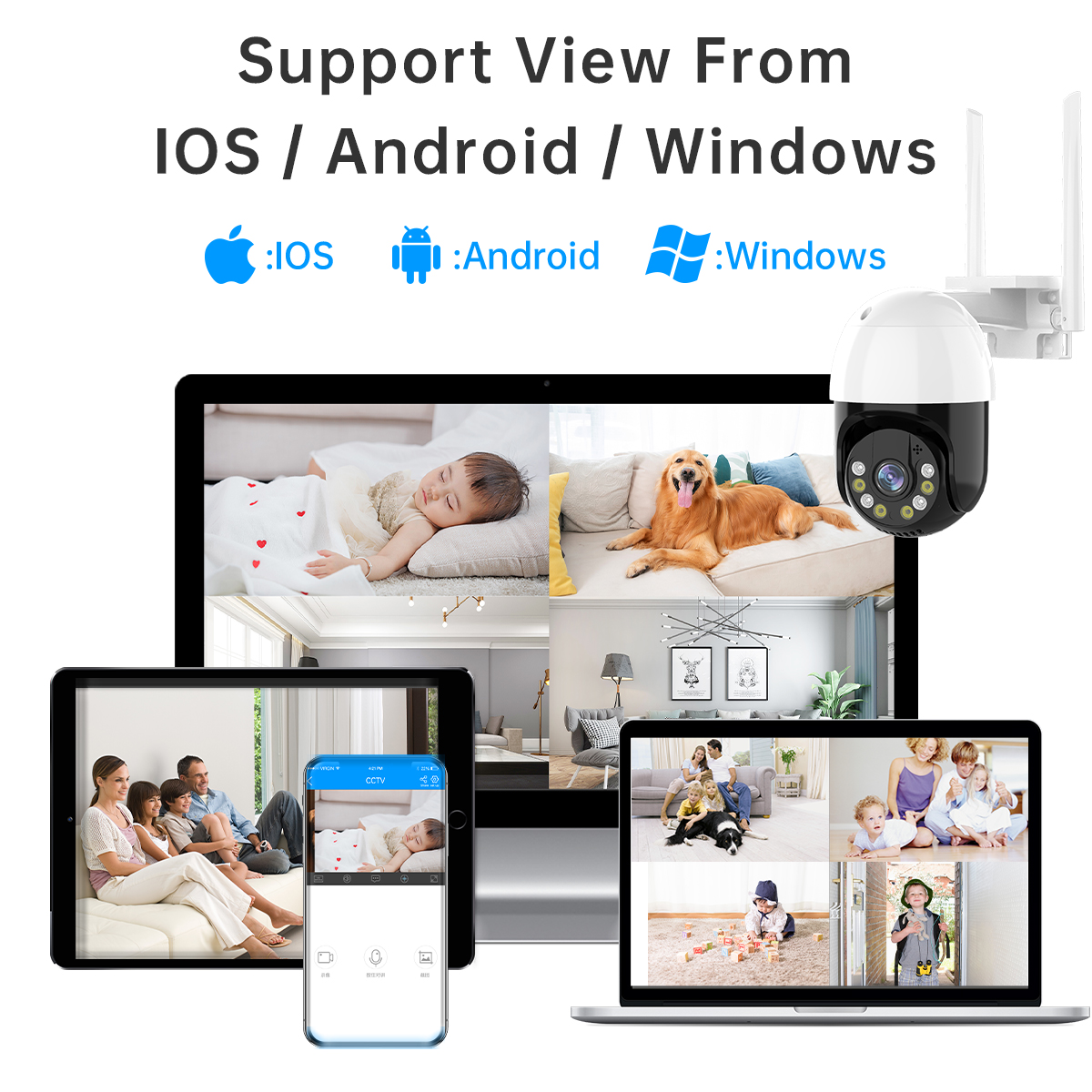 JOOAN 5MP 3MP PTZ WIFI IP