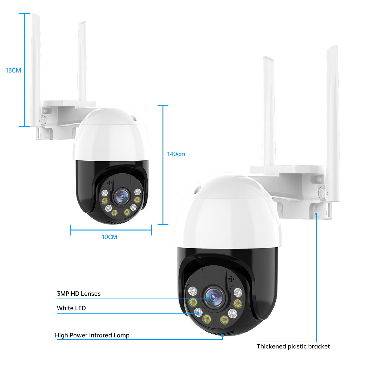 JOOAN 5MP 3MP PTZ WIFI IP