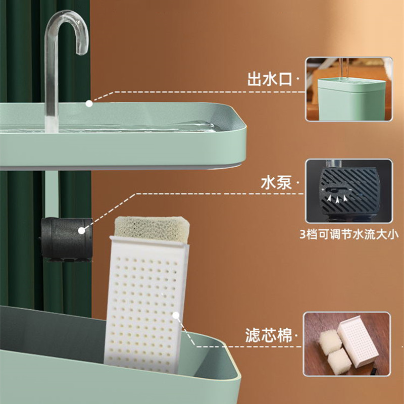 Fontaine à eau automatique pour chat 1,5 l, filtre USB électrique, bol à boisson pour animaux de compagnie, distributeur de boissons pour animaux de compagnie