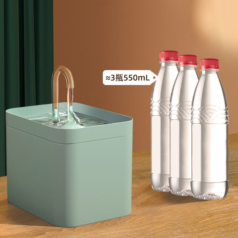 Fontaine à eau automatique pour chat 1,5 l, filtre USB électrique, bol à boisson pour animaux de compagnie, distributeur de boissons pour animaux de compagnie