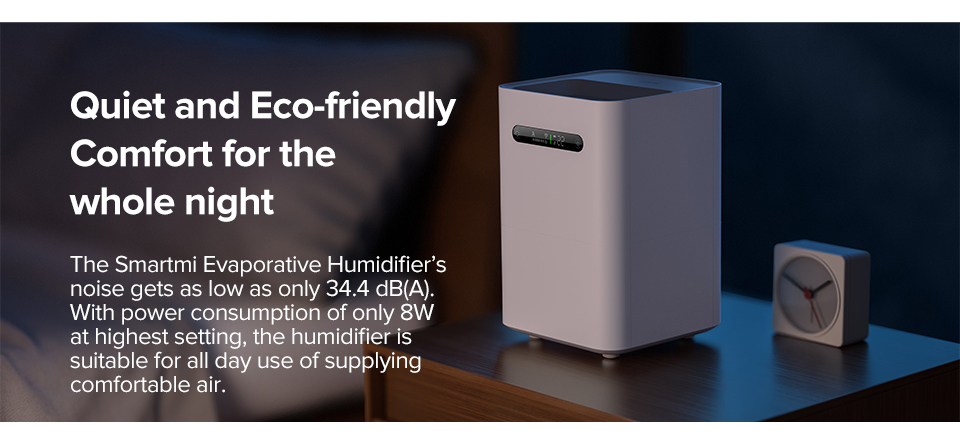 Smartmi Humidificateur D'air 2, 4l, pour maison, blanc, mi st free, contrôle intelligent, appareil ménager