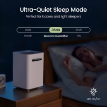 Smartmi Humidificateur D'air 2, 4l, pour maison, blanc, mi st free, contrôle intelligent, appareil ménager