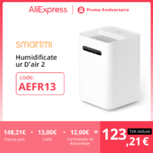 Smartmi Humidificateur D'air 2, 4l, pour maison, blanc, mi st free, contrôle intelligent, appareil ménager