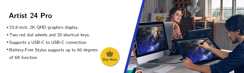 CODE:FRSEP30 (€30 off) XP-PEN Artist 15.6 Pro Tablette Graphique avec Ecran HD IPS 15.6 Pouces Stylet à 8192 Niveaux avec Fonction Inclinaison Compatible avec Mac et Windows