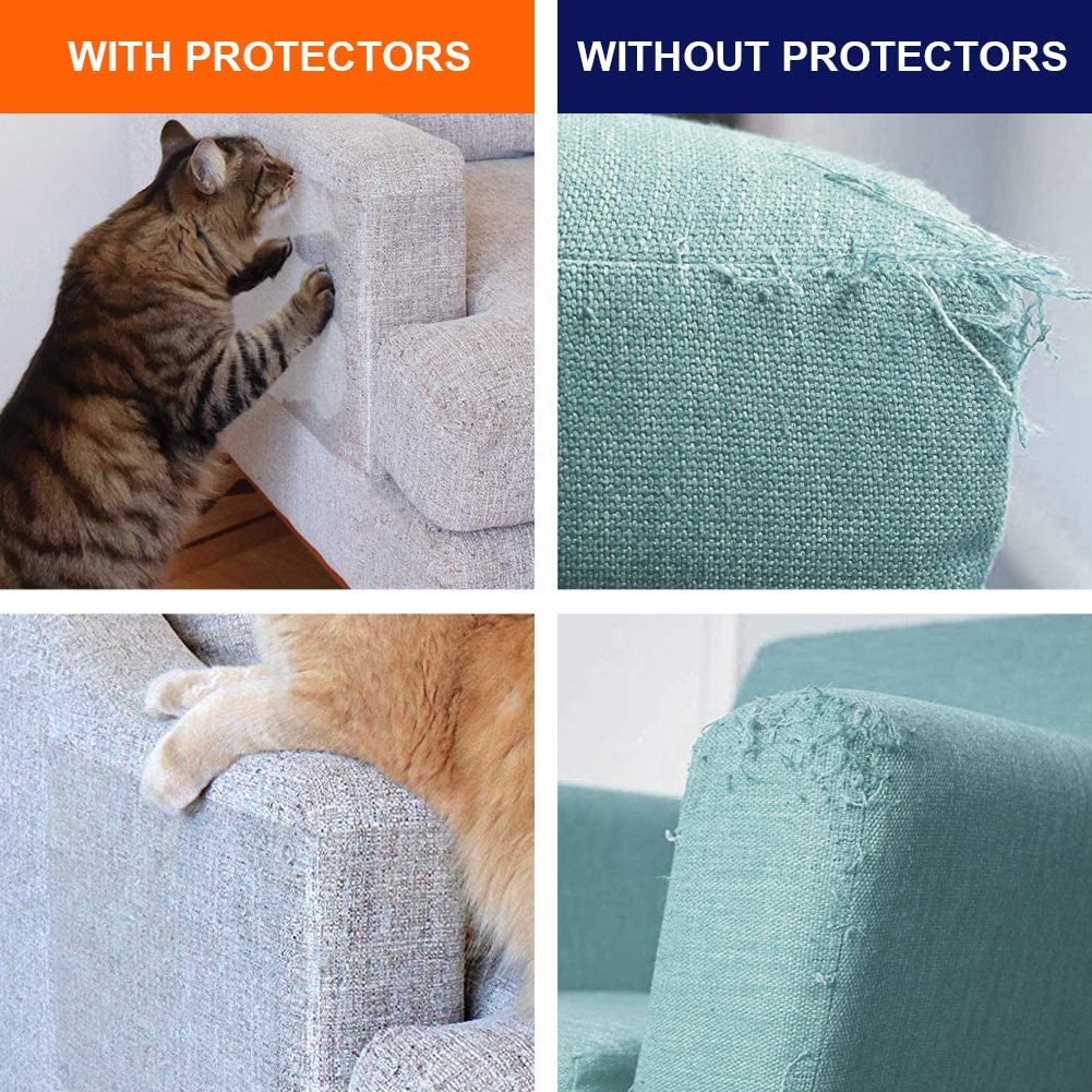 Protecteur de meubles anti-rayures pour chats, protection de canapé, tapis répulsif pour meubles, bande d'entraînement anti-rayures pour chats Protecteur de meubles anti-rayures pour chats, protection de canapé, tapis répulsif pour meubles, bande d'entraînement anti-rayures pour chats