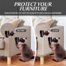 Protecteur de meubles anti-rayures pour chats, protection de canapé, tapis répulsif pour meubles, bande d'entraînement anti-rayures pour chats