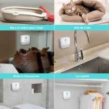 DownyPaws – purificateur d'odeurs intelligent pour chats, désodorisant de litière pour chiens, toilettes, nettoyeur d'air Rechargeable, désodorisation d'animaux de compagnie, 4000mAh